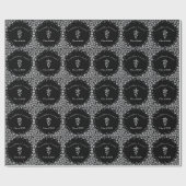 Dierarts Afstudeerproject Zwart Zilver Cadeaupapier (Vlak)