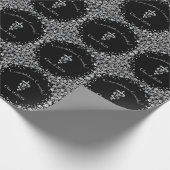Dierarts Afstudeerproject Zwart Zilver Cadeaupapier (Hoek)
