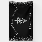 Dierarts Afstudeerproject Zwart Zilver Spandoek (Verticaal)