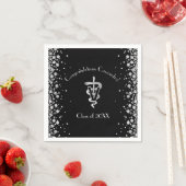Dierarts Afstuderen Zwart Zilver Servet (Insitu)