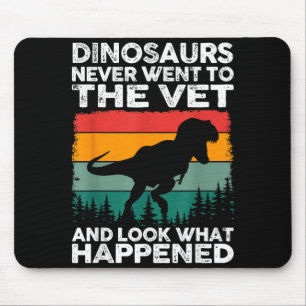 Dierarts Dinosaurus Grappige Dierenarts Leven Dier Muismat