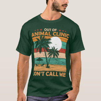 Dierartsenuitrusting uit dierenkliniek vriend t-shirt