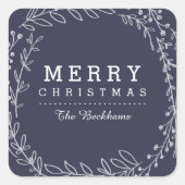 dierbaar | Aangepaste kleur Kerst stickers (Voorkant)