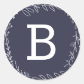 dierbaar | Monogram Vakantie Stickers (Voorkant)