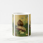 Dierbare huisdieren, liefde en romantiek veldmuize koffiemok (Center)