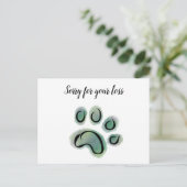 Dierbare overledene condoleance  briefkaart (Staand voorkant)