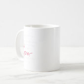 Dierbare persoon achter me, hou van de persoon voo koffiemok (Voorkant links)