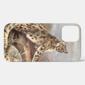Dierbare Wilde Dieren, Sneeuwluipaard door CE Swan Case-Mate iPhone Case (Achterkant (horizontaal))