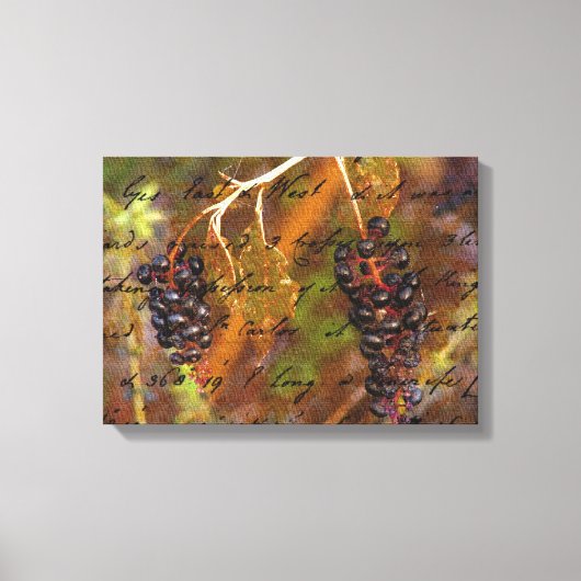 Dierbessen Canvas Afdruk (Voorkant)