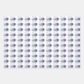 Dierceldiagram voorzien van een etiket inpakpapier vel (Voorkant 2)