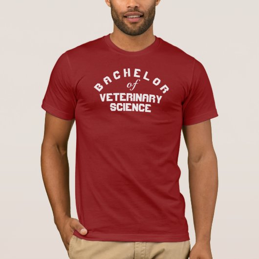 Dierchirurg. Bachelor diergeneeskunde T-shirt (Voorkant)