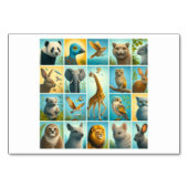 Dieren (동물) - Koreaanse Flash-Kaarten Kaart (Voorkant)