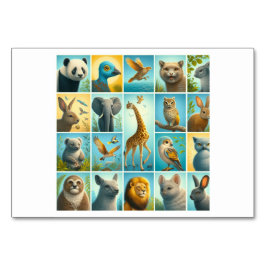 Dieren (동물) - Koreaanse Flash-Kaarten Kaart