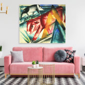 Dieren, 1913 canvas afdruk (Insitu (Woonkamer))