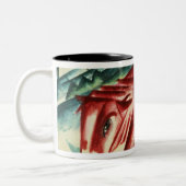 Dieren, 1913 tweekleurige koffiemok (Links)