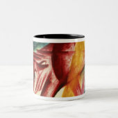 Dieren, 1913 tweekleurige koffiemok (Center)