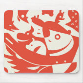 Dieren Abstract Mousepad Muismat (Voorkant)