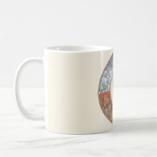 Dieren afbeelding ronde coaster sticker koffiemok