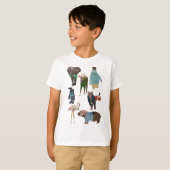 Dieren als veehouders t-shirt (Voorkant volledig)