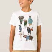 Dieren als veehouders t-shirt (Voorkant)