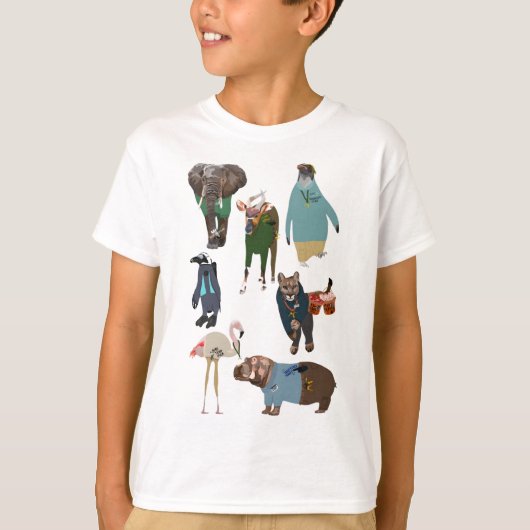 Dieren als veehouders t-shirt (Voorkant)