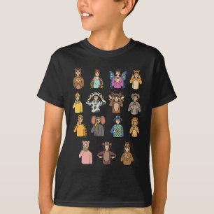 Dieren ASL Handgebaar Doof Gehoorverlies Bewustzij T-shirt