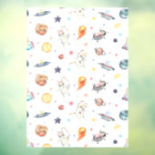 Dieren Astronaut Raamsticker (Vel 3)