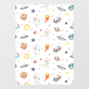 Dieren Astronaut Raamsticker