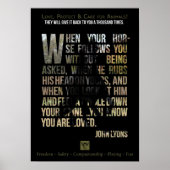 Dieren beschermen - Poster (Voorkant)