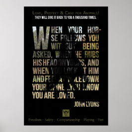 Dieren beschermen - Poster