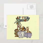 Dieren bij de de T-shirts en Giften van de Briefkaart (Voorkant / Achterkant)