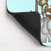 Dieren bij de de T-shirts en Giften van de Dierent Muismat (Hoek)