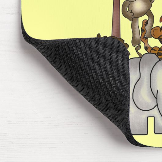 Dieren bij de de T-shirts en Giften van de Dierent Muismat (Hoek)