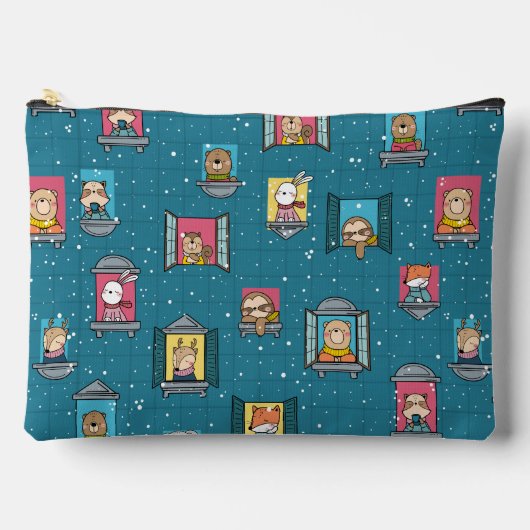 Dieren bij het raam etui (Voorkant)