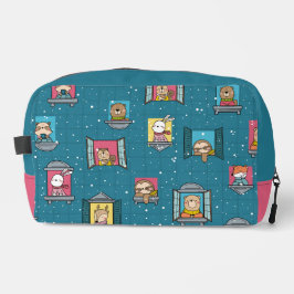 Dieren bij het raam toilettasje