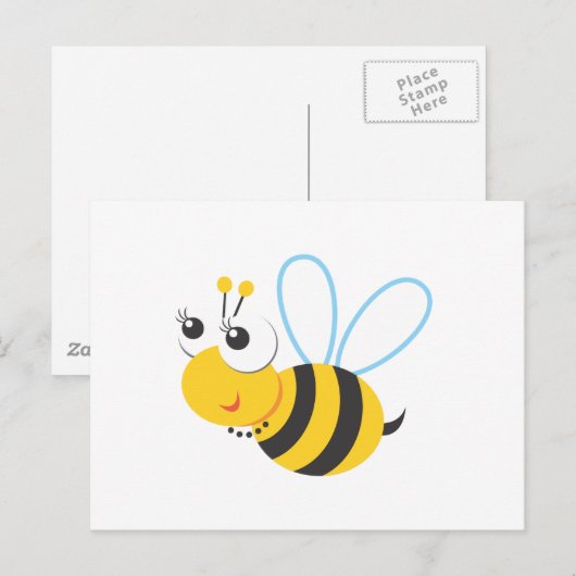 Dieren - Bijen Briefkaart (Voorkant / Achterkant)