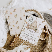 Dieren Boho Baby Shower Uitnodiging