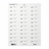 Dieren Bos Adres Etiket (Full Sheet)