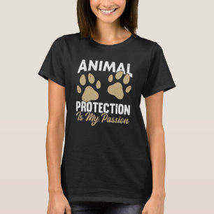 Dieren Boven Mensen Dierenactivist Redding Behoud T-shirt