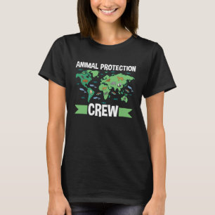 Dieren boven mensen Reddingsconserv Dierenactivist T-shirt