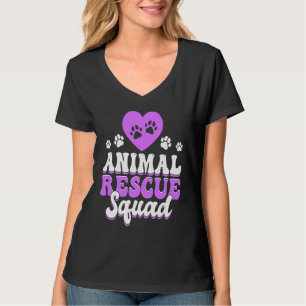 Dieren boven mensen Reddingsconserv Dierenactivist T-shirt