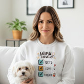 Dieren Checklijst Foster Love Forever Reddingscade Trui