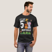 Dieren dansen me vijf jaar lang gelukkig.. het is  t-shirt (Voorkant volledig)