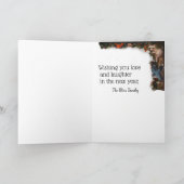 Dieren die in het Bos dansen - Kerstmis/Nieuwjaar Feestdagen Kaart (Binnen)