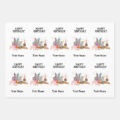 Dieren die partij zijn - Dieren op geboortedag Inpakpapier Vel (Voorkant 3)