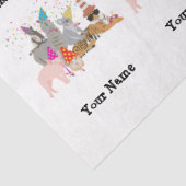 Dieren die partij zijn - Dieren op geboortedag Tissuepapier (Detail)