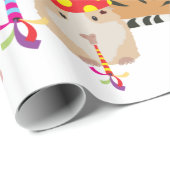 Dieren die partij zijn - Schuddieren met een parti Cadeaupapier (Rol Hoek)