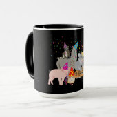 Dieren die partij zijn - Schuddieren met een parti Mok (Voorkant links)