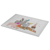 Dieren die partij zijn - Schuddieren met een parti Snijplank (Hoek)