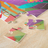 Dieren die puzzels hakken (Zijkant)